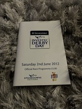 Investec Derby 2012 Race card From Epsom Downs 2/6/2012