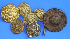 Antique French Gilded Flower
