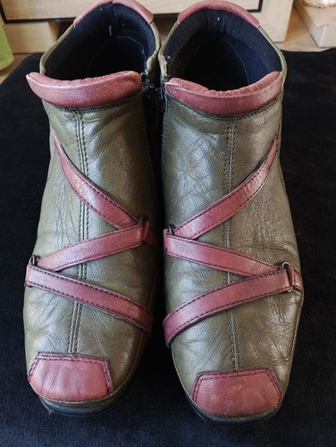 Pavers ladies green leather - green,