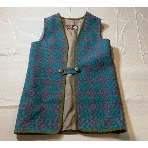 Vintage welsh woolens vest - welsh,