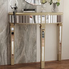 Luxury Mirrored Console Table