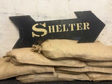 Ww2 air raid - shelter, sign