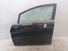 2010 FORD FIESTA 5 Door Hatchback Black Left Passenger Front Door 