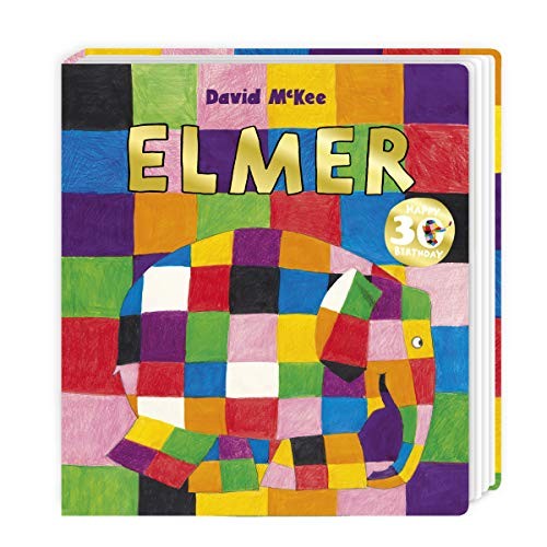 Elmer board book - board, (elmer