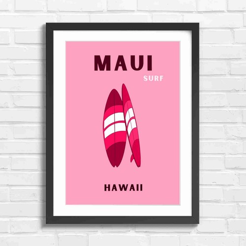 Maui surf art two - surf, hawaii