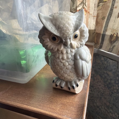 Ceramic owl ornament made in - owl,