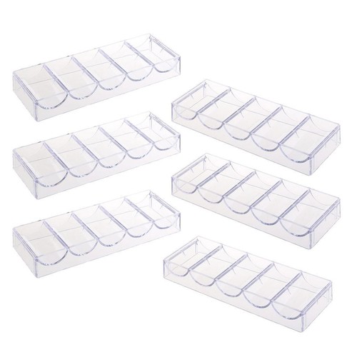 Pack acrylic poker chip tray - poker,