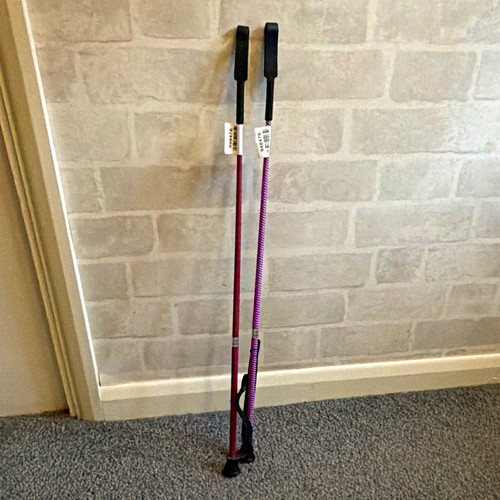 Purple crops for horse riding