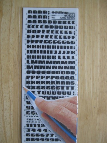 Edding c letters - x,
