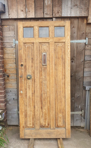 Solid oak front - solid,