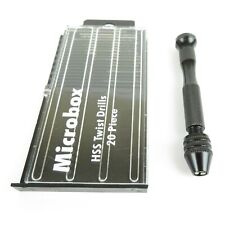 Weber Dellorto Solex Mikuni carb jet drill + vice set 0.40, 0.60, 0.90 + 1.40mm