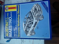 Haynes manual Austin Maestro petrol 1983 to 1991