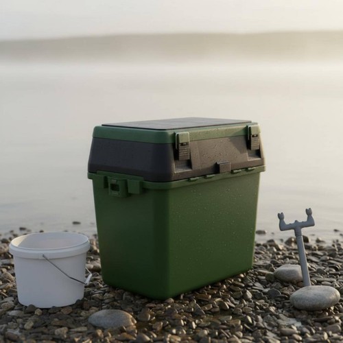 Portable fishing seat box - seat,