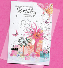 Birthday Card Open Greeting