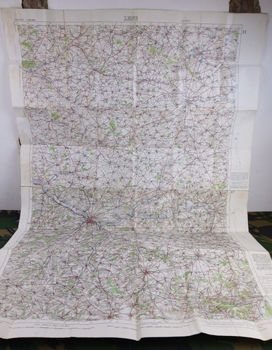 Ww1 british army composite - british, map