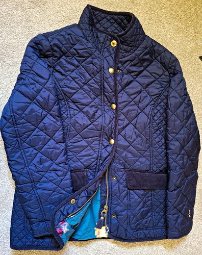 Joules navy quilted jacket - joules,