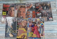 WWF WWE Magazine job lot  x7