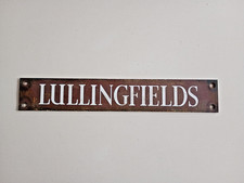 Vintage Brass Bronze Sign -