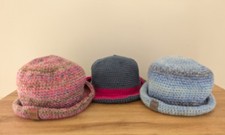 Crochet Hat - 30% Wool