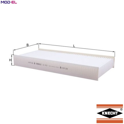 Filter cabin air 412 - filter,