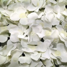 312 x Small Flower Heads Joblot White Artificial Fake Flowers Craft Cake See Des