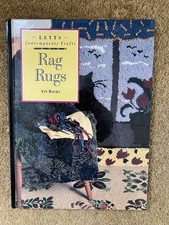 Hard Back Book Rag Rugs By Ann Davies. Pristine Condition. Rare. 