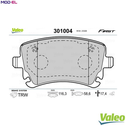 Brake pad set - brake,