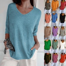 UK Ladies 3/4 Sleeves Jumper