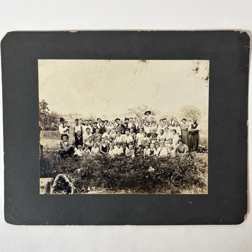 Antique farmer family large - farmer,