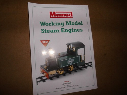Mamod steam engine brochure