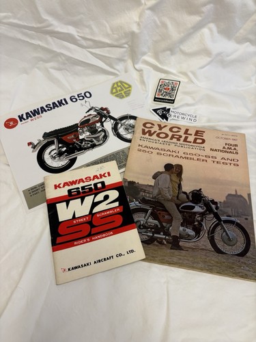 Kawasaki w2ss rider handbook - w2ss,