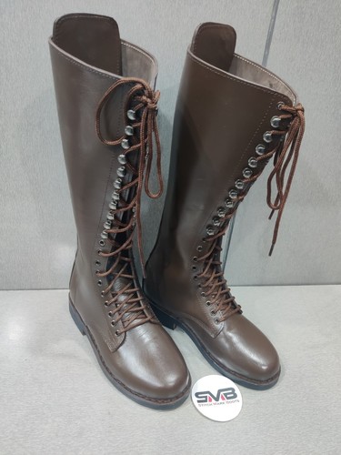 Men brown leather officer - brown,