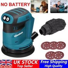 Cordless Random Orbital Sander 18V Li-ion 5" Dust Bag Discs Machine For Makita