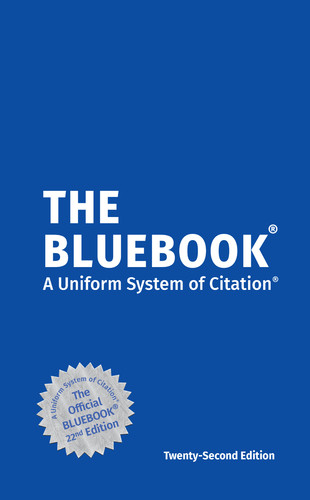 The bluebook uniform - a,