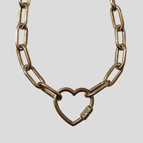 Dyadema bronze chain necklace - chain,