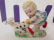Wade Porcelain China ‘Mabel Lucie Attwell’ Child & Dog Figurine. Great Condition