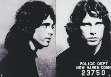 Jim Morrison The Doors Mugshot