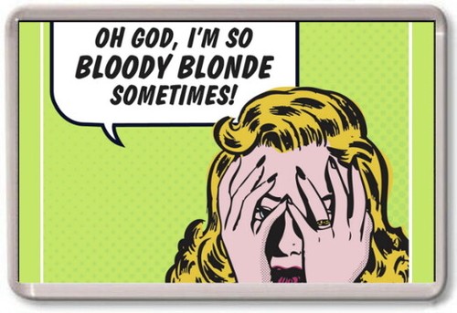 Fridge magnet m so bloody - fridge,