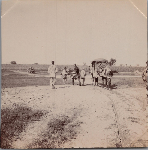 China road caravan vintage - road, caravan,