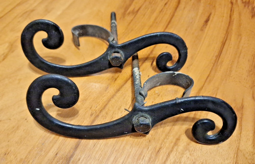 Antique shutter dogs - antique,