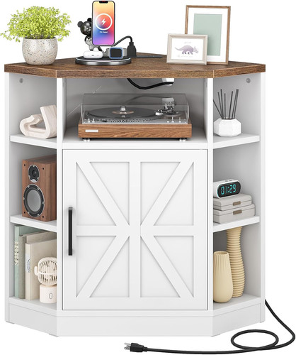 Corner cabinet with charging - cabinet,