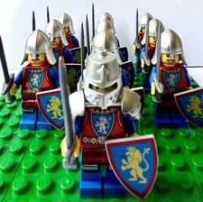 Lego Lion Knights Army. Minifigures. NEW.