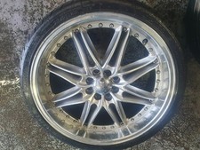 LENZO OLD SCHOOL 18 inch alloy wheels with tyres 5 STUD MULTISTUD