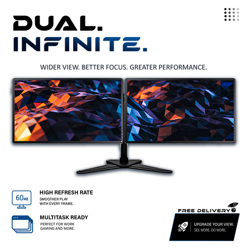 Dual monitor screen setup - monitor,