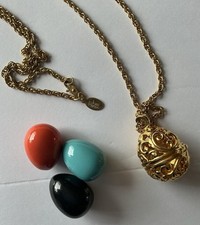 Joan Rivers Interchangeable 3 Egg Pendant