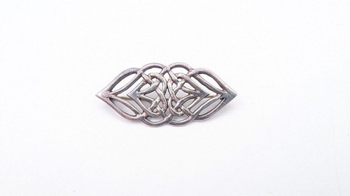 Vintage 925 silver celtic knot - silver,