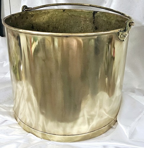 Large brass vintage riveted - large,