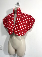 Bolero Jacket Short Crop Red