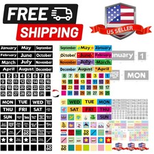 Magnetic Calendar Numbers