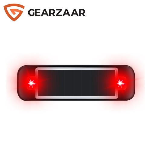 Led solar warning light - solar,